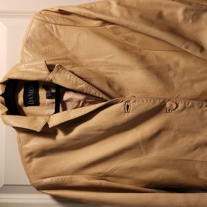 Genuine leather coat